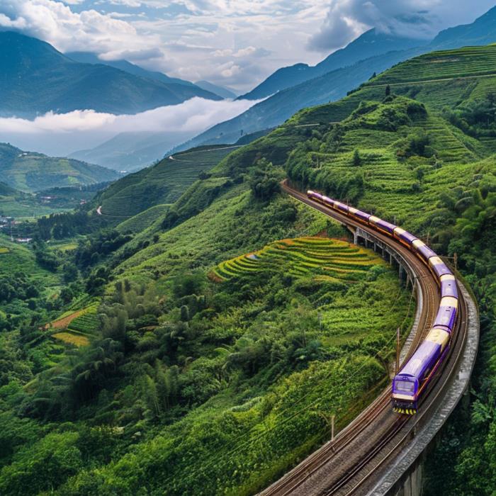 TREN İLE ÇİN VE LAOS 